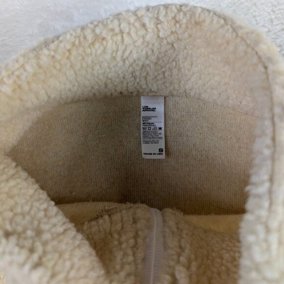 Trinity The Label Trinity Tennis Sherpa Half Zip Pullover Sweater Sz Small - Picture 7 of 10